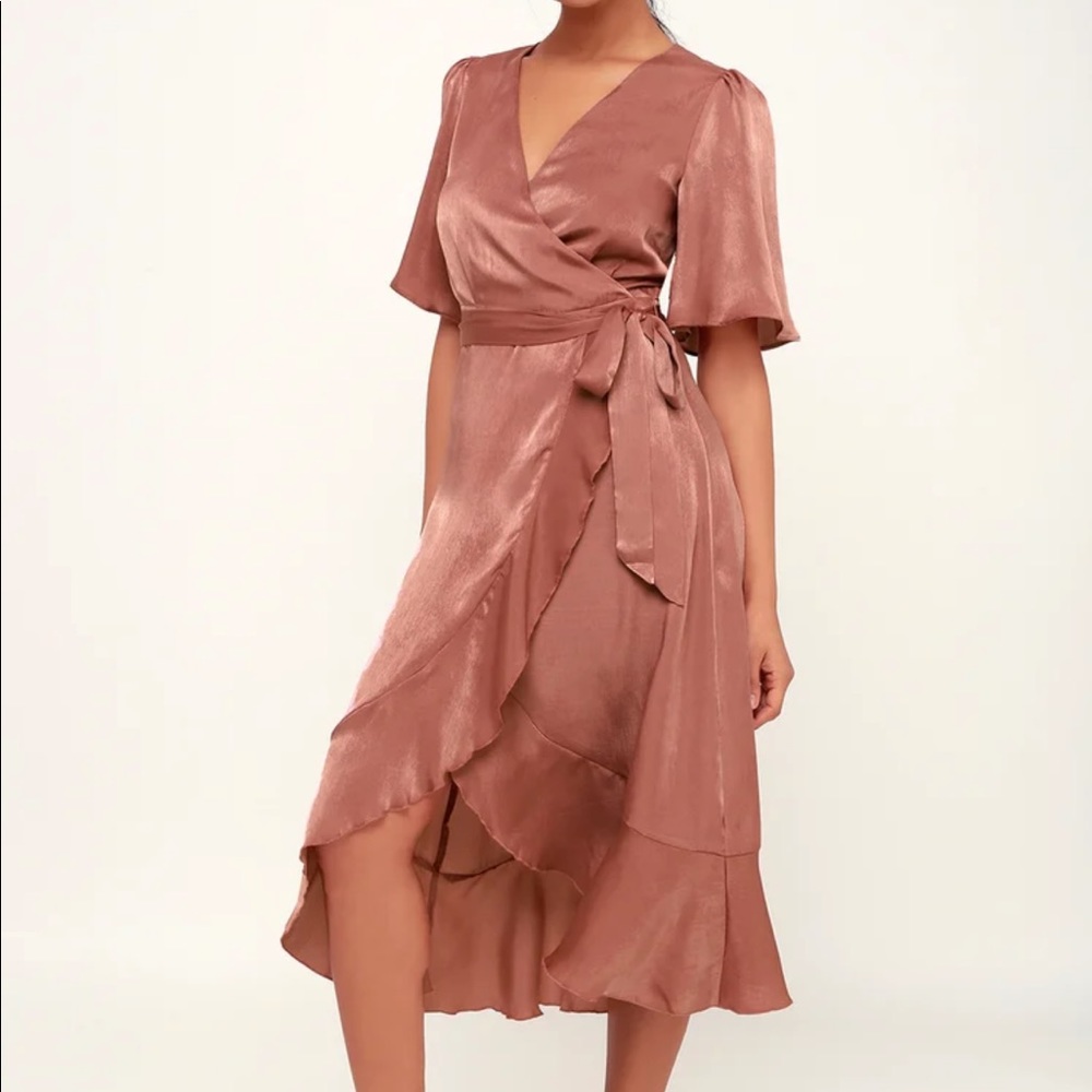 Wrap dress from Lulus